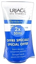 Fragrances, Perfumes, Cosmetics Set - Uriage Bariederm Creme Mains Isolante Reparatrice (h/cr/2*50ml)