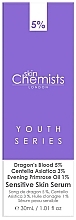 Face serum - Skin Chemists Youth Series Dragon's Blood 5%, Centella Asistica 3%, Evening Primrose Oil 1% Sensitive Skin Serum — photo N3