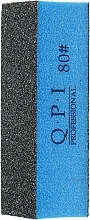 Nail Buffer QB-132, 80/80, grey-black - QPI — photo N1
