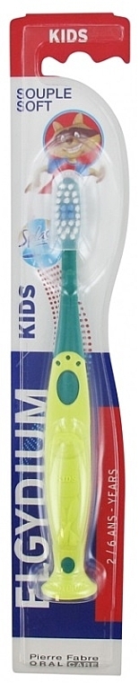 Splash Kids Toothbrush, 2-6 years, yellow and green - Elgydium Kids Splash 2-6 Years — photo N3
