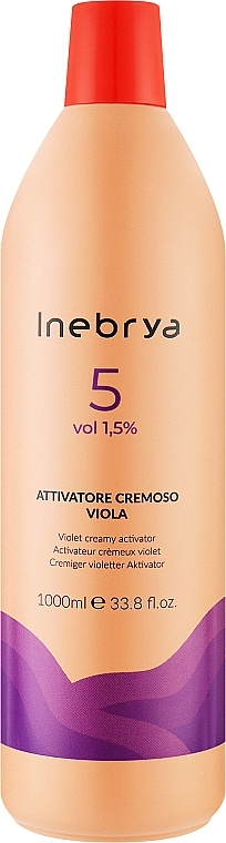 Creamy Activator 1,5 % - Inebrya 5 Vol Inebrya Violet Creamy Activator — photo N1