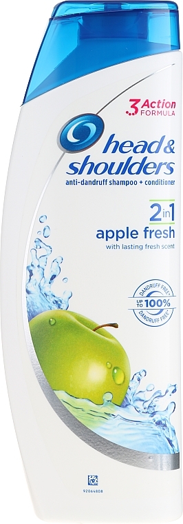 2-in-1 Anti-Dandruff Shampoo & Conditioner "Fresh Apple" - Head & Shoulders Apple Fresh Shampoo 2in1 — photo N3