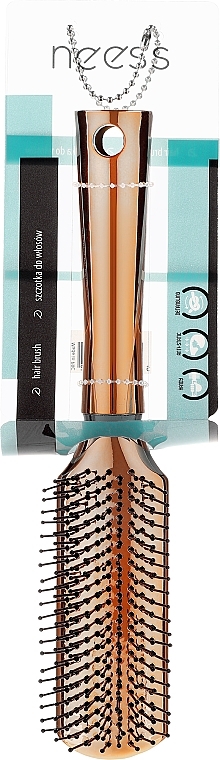 Hair Brush, 1257 - Neess Hair Brush Rose Gold — photo N2