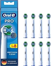 Fragrances, Perfumes, Cosmetics Replacement Heads for Electric Toothbrush, 8 pcs. - Oral-B Pro Precision Clean