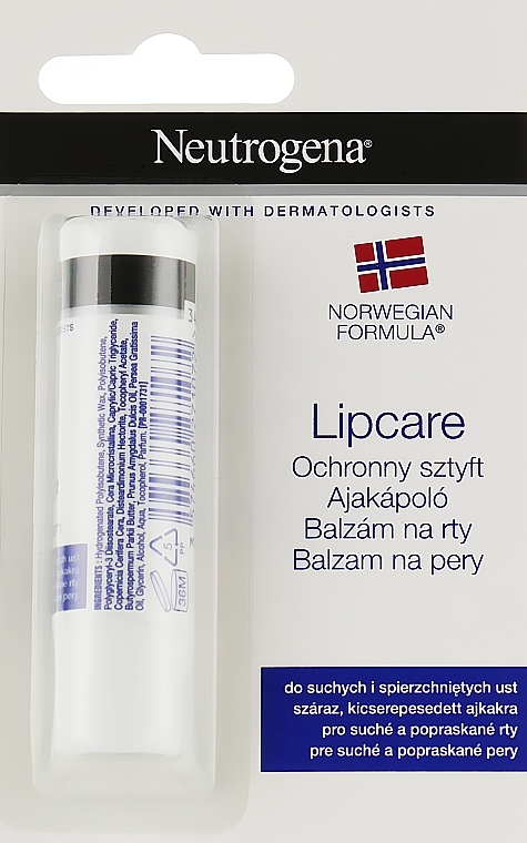 Protective Lipstick - Neutrogena Norwegian Formula Lipcare SPF4 — photo N1