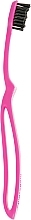 Toothbrush "Loop Black Whitening", pink - Megasmile — photo N2