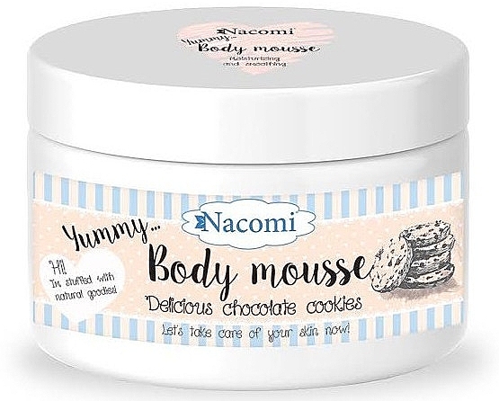 Body Mousse "Chocolate Cookie" - Nacomi Body Mousse — photo N1