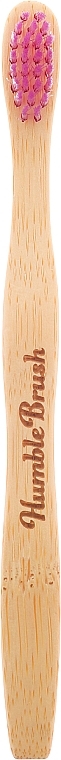 Kids Bamboo Toothbrush, ultra-soft, pink - The Humble Co. — photo N1