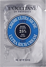 Body Cream - L'occitane Shea Butter Ultra Rich Body Cream (sample) — photo N1