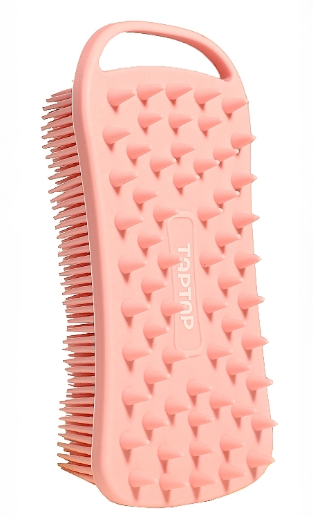 2in1 Silicone Body Brush, pink - Taptap — photo N1