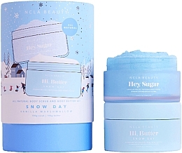Set - NCLA Beauty Snow Day Body Care Set (b/butter/100g + b/scrub/100g) — photo N1