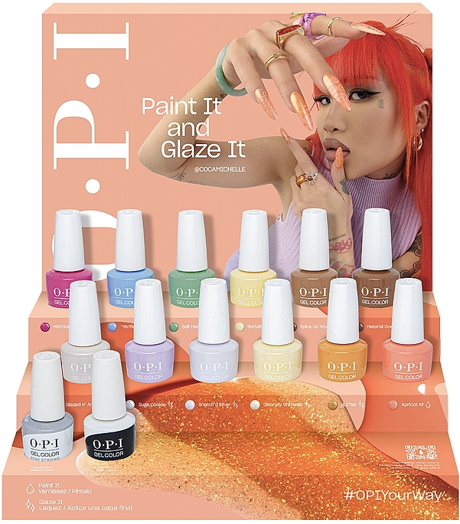 Set - OPI GelColor Spring 2024 Your Way Collection (gel/polish/12x15ml + base/coat/15ml + top/coat/15ml) — photo N1