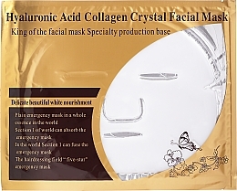 Fragrances, Perfumes, Cosmetics Hyaluronic Acid & Collagen Face Mask - Beauty Line Hyaluronic Acid Collagen Crystal Facial Mask