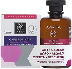 Fragrances, Perfumes, Cosmetics Set - Apivita Set (shm/250ml + caps/30pc)