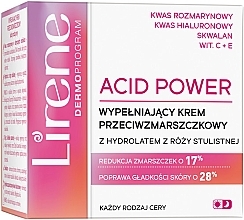 Anti-Wrinkle Cream with Rose Hydrolate - Lirene Acid Power Anti-Wrinkle Cream — photo N1