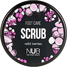 Fragrances, Perfumes, Cosmetics Foot Scrub - NUB Foot Care Scrub Wild Berries