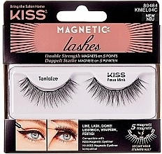 Magnet False Lashes - Kiss Magnetic Lashes Double Strength KMEL 04 Tantalize — photo N5