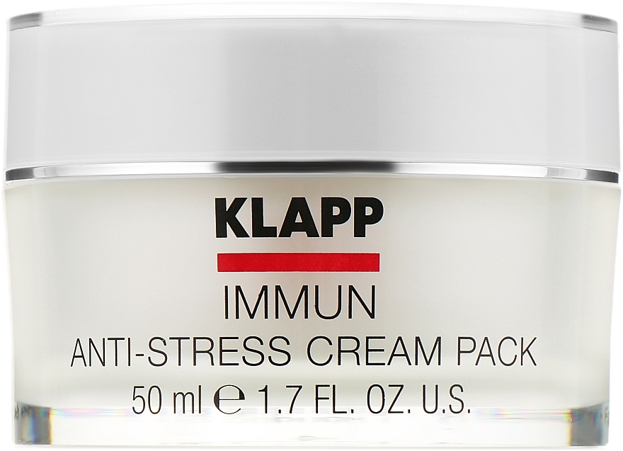 Anti-Stress Face Cream Mask - Klapp Immun Anti-Stress Cream Pack — photo N1