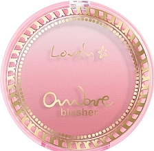 Fragrances, Perfumes, Cosmetics Face Compact Blush - Lovely Ombre Blusher