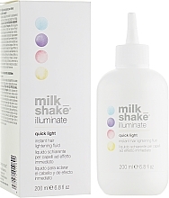 Instant Lightening Hair Fluid - Milk Shake Z.One Concept Illuminate Quick Light — photo N2