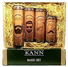 Fragrances, Perfumes, Cosmetics Set - Kann Basic Man (f/d/cr/50ml + f/n/cr/50ml+ f/gel/150ml + eye/cr/15ml)