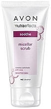 Fragrances, Perfumes, Cosmetics Micellar Peeling Facial Scrub - Avon Nutra Effects Soothe Micellar Scrub