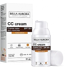 Facial CC Cream SPF50 - Bella Aurora CC Anti-Spot Cream Spf50 — photo N2