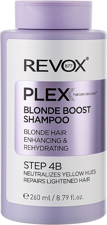 Blonde Tinting Shampoo - Revox Plex Blonde Boost Shampoo Step 4B — photo N1