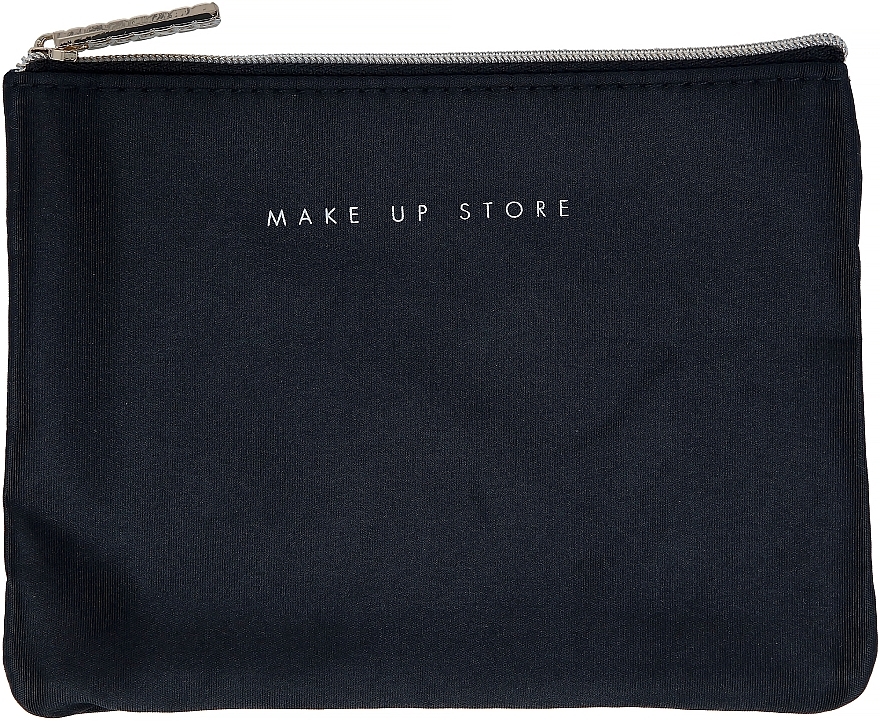 Cosmetic Bag, 15 x 14 cm, black - Make Up Store Bag Elegant Black — photo N1