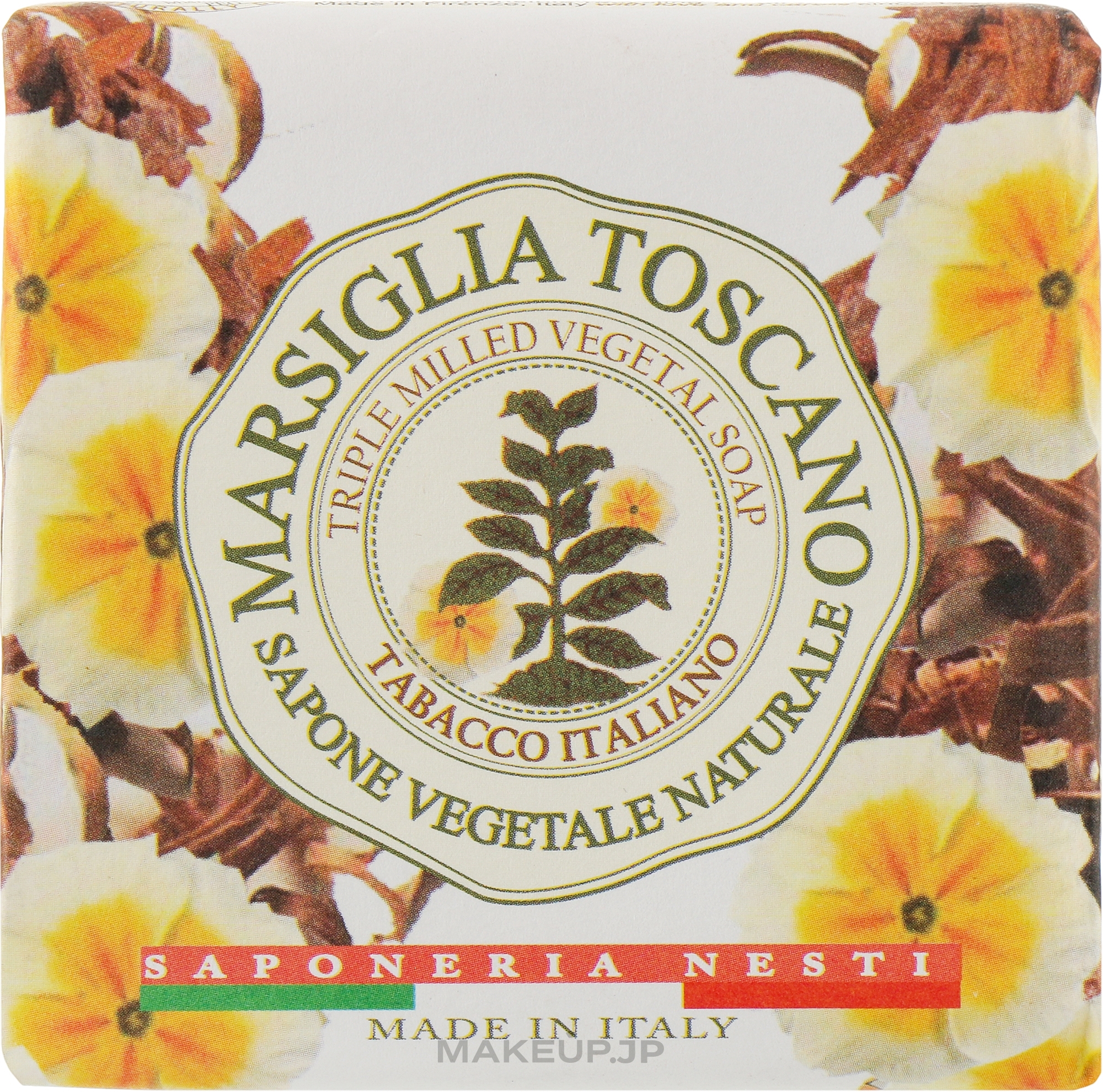 Italian Tobacco Natural Soap - Nesti Dante Marsiglia Toscano Tabacco Italiano — photo 200 g