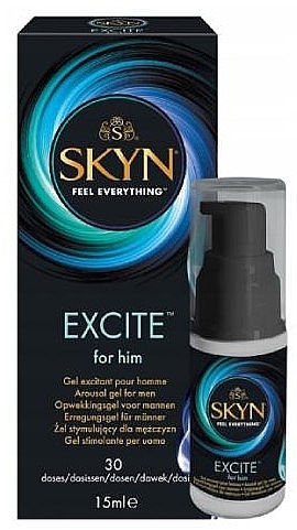 Stimulating Gel Lubricant for Men - Unimil Skyn Feel Everything Excite For Him — photo N1