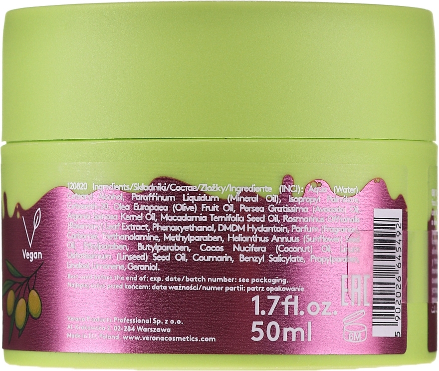 Face Cream with Olive Oil - Vollare Regenerating Olive Oil Face Cream — photo N2