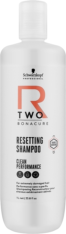 Repairing Shampoo for Damaged Hair - Schwarzkopf Professional Bonacure R-TWO Resetting Shampoo — photo N2