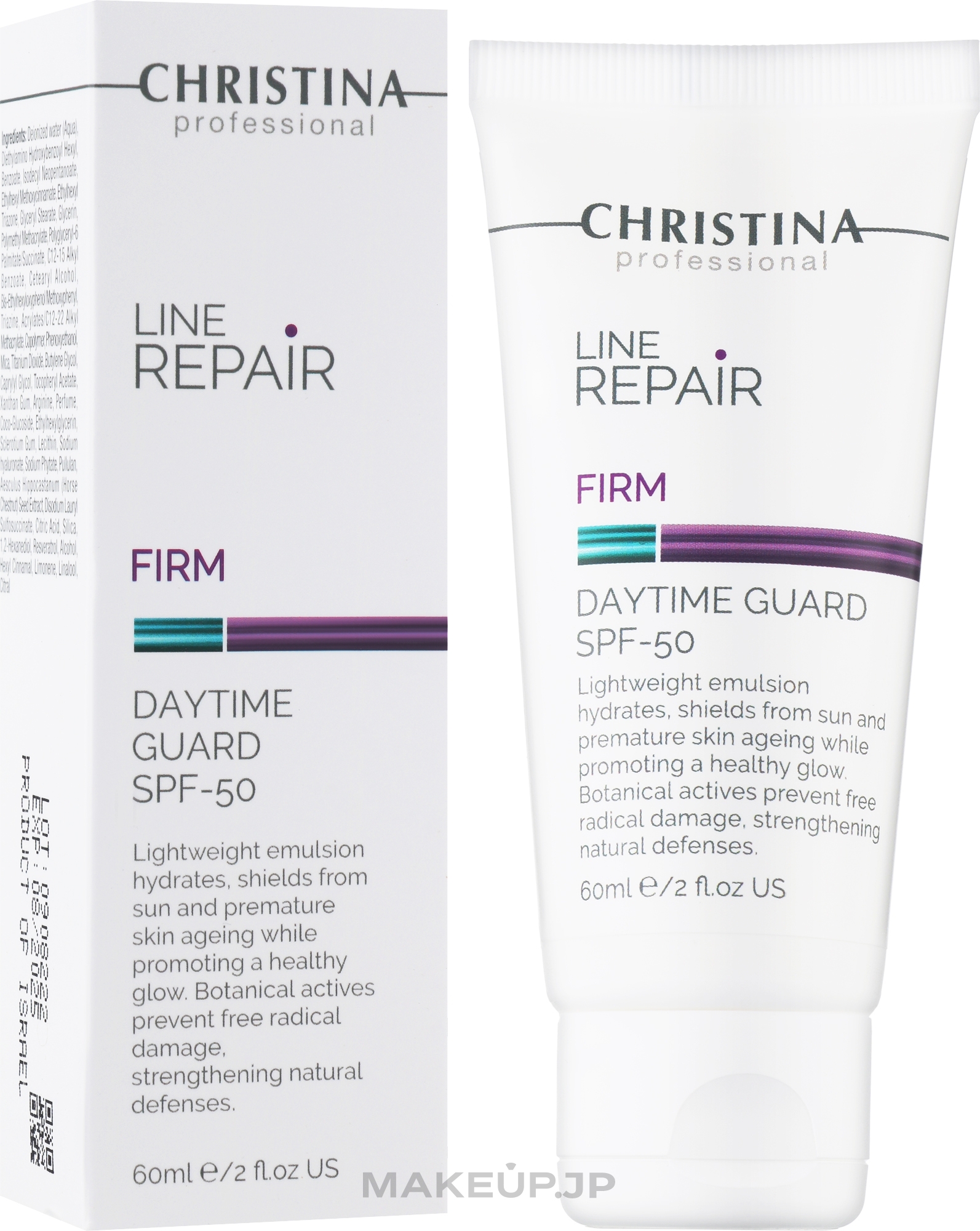 Day Face Cream SPF50 - Christina Line Repair Firm Daytime Guard SPF 50 — photo 60 ml