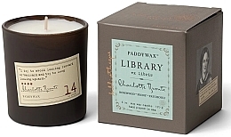 Fragrances, Perfumes, Cosmetics Scented Candle in Glass - Paddywax Library Charlotte Bronte Candle