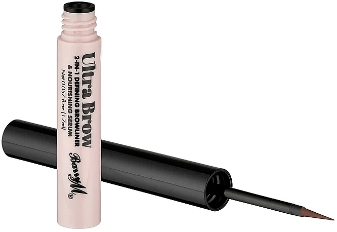 Brow Liner & Nourishing Serum 2in1 - Barry M Ultra Brow 2-in-1 Defining Browliner & Nourishing Serum — photo N2