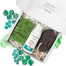 Fragrances, Perfumes, Cosmetics Gift Set "Healthy Feet" - Organique (bath/salt/200g + foot/mask/100ml + pumice)