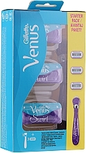 Fragrances, Perfumes, Cosmetics Razor with 3 Replaceable Cassettes - Gillette Venus Swirl Razor Plus