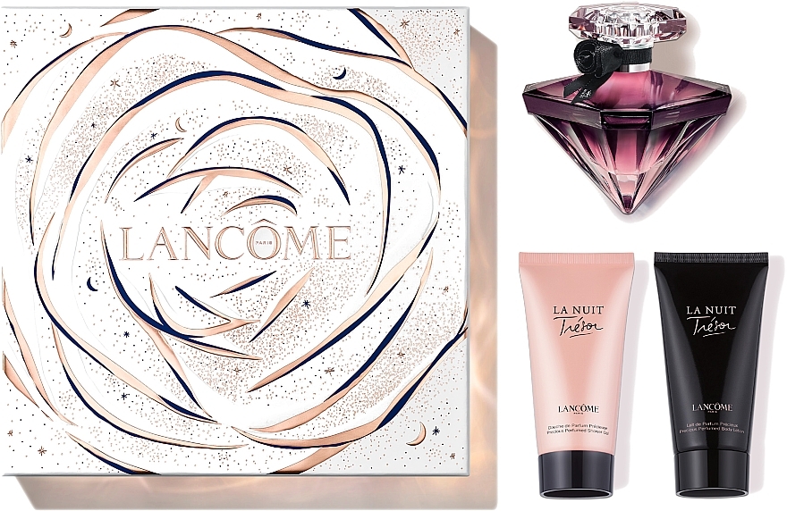 Lancome La Nuit Tresor - Set (edp/50ml + b/lot/50ml + sh/gel/50ml) — photo N1