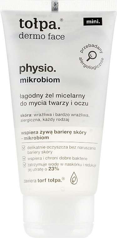 Soft Face and Eye Cleansing Micellar Gel - Tolpa Dermo Face Physio Mikrobiom Cleansing Gel — photo N4
