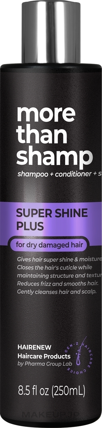 100% Mirror Gloss Shampoo - Hairenew Super Shine Plus Shampoo — photo 250 ml