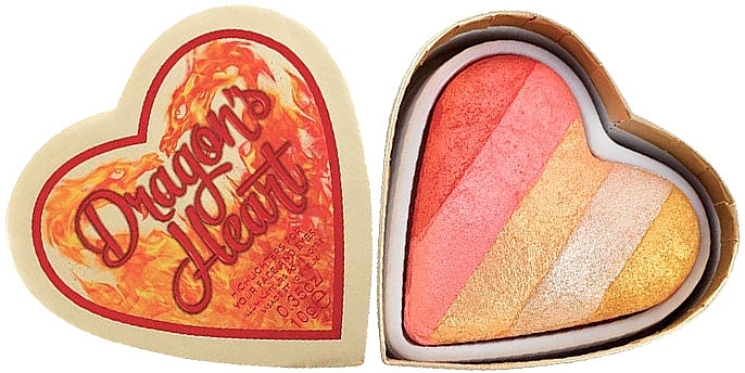 Face & Eye Highlighter - I Heart Revolution Dragon’s Heart Highlighter — photo N1