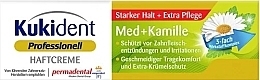 Fragrances, Perfumes, Cosmetics Denture Fixing Cream, chamomile - Kukident Med+Kamille