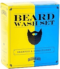 Fragrances, Perfumes, Cosmetics Set - Golden Beards Beard Wash Set (shm/100ml + cond/100ml)