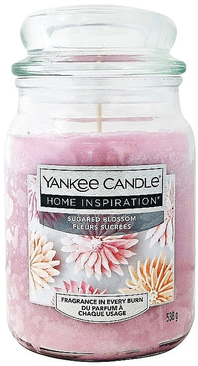 Scented Candle in Jar - Yankee Candle Home Inspiration Sugared Blossom — photo N2