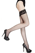 Net Stockings 'Marie', nero - Knittex — photo N4