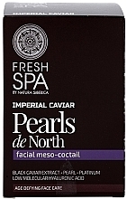 Fragrances, Perfumes, Cosmetics Facial Meso-Cocktail "Pearls de North" - Natura Siberica Fresh Spa Imperial Caviar Pearls De North