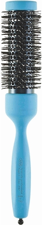 Thermal Brush with Nylon Bristles & Aluminum Tube, d32mm, blue - 3ME Mastery Soft Touch — photo N1