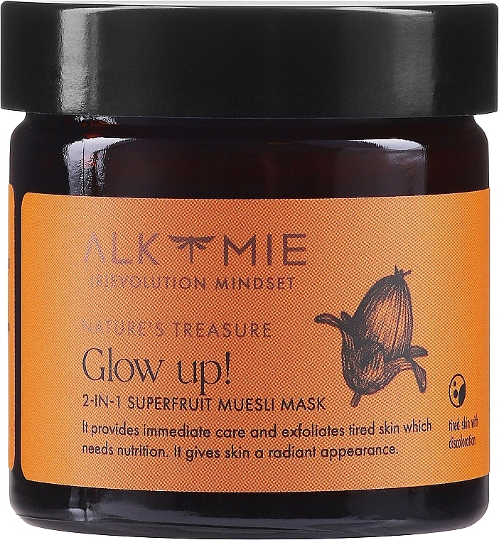 Face Mask - Alkmie Glow Up 2 in 1 Superfruits Mask — photo N28