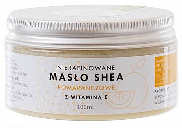 Unrefined Shea Butter with Vitamin E - Natur Planet Orange Shea Butter Unrefined & Vitamin E — photo N1